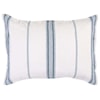 Classic Home Bedding Jayson Blue Stripe Linen Cashmere 3pc Qn Set