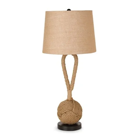 Rope 29" Table Lamp, Natural Color, (Set Of 2)