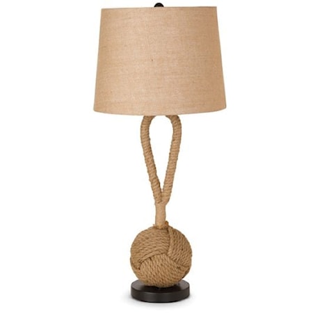 Rope 29" Table Lamp, Natural Color, (S/2)
