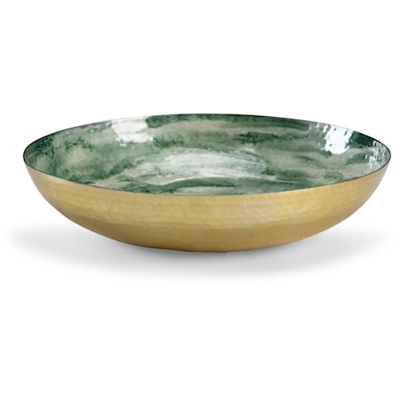 Swirl Green Bowl (Lg)