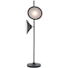 Currey & Co Lighting- Floor Lamps Bulat Black Floor Lamp