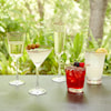 Global Views Glass Ware (Food Grade) S/4 Hammered Champagne Glasses