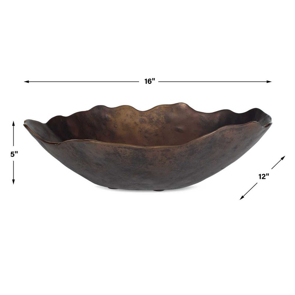 Uttermost BOWLS Obscura Outdoor Bowl, Bronze