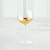 Global Views Glass Ware (Food Grade) Metallic Orb Wine Glass-Gold