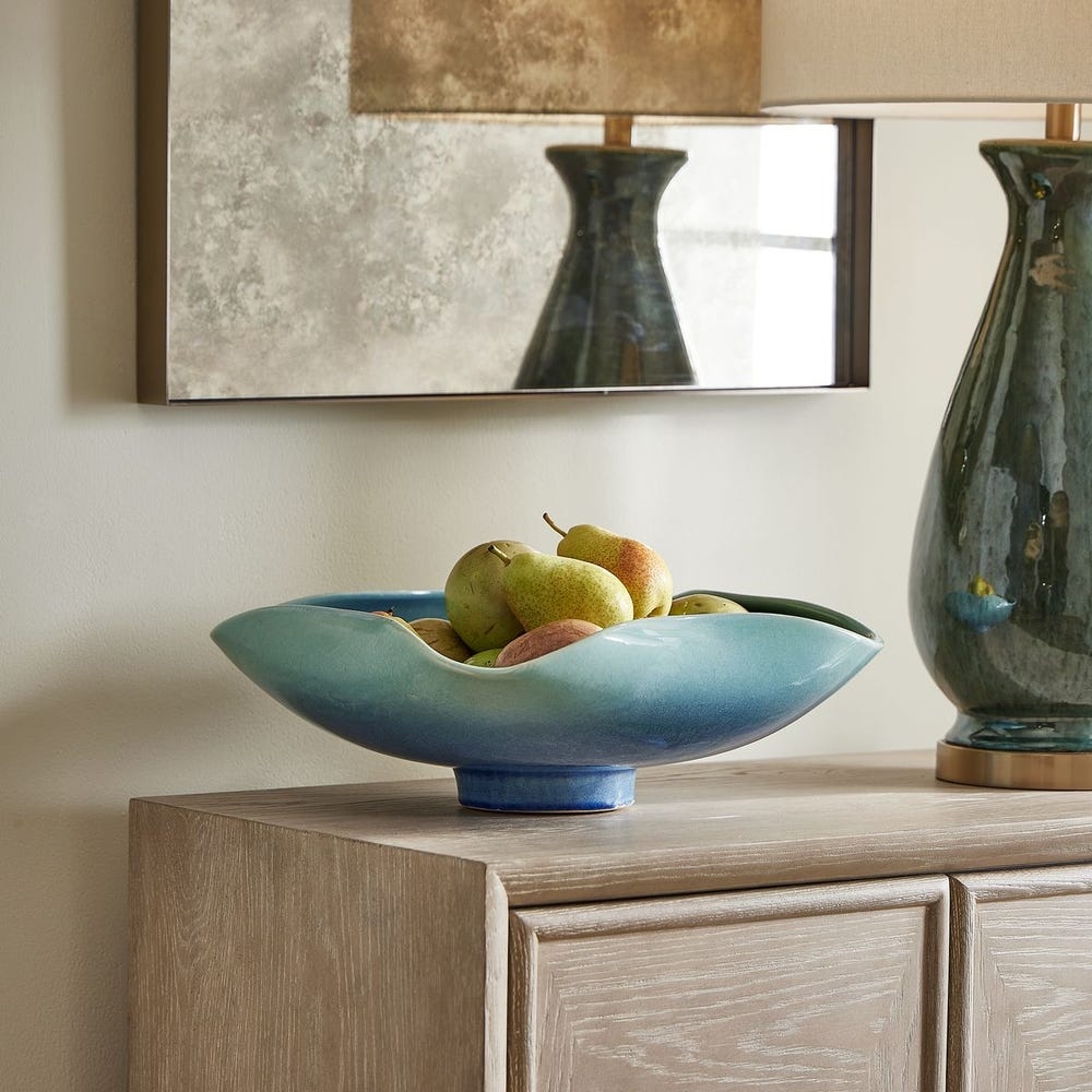 Uttermost BOWLS Blue Lagoon Outdoor Bowl