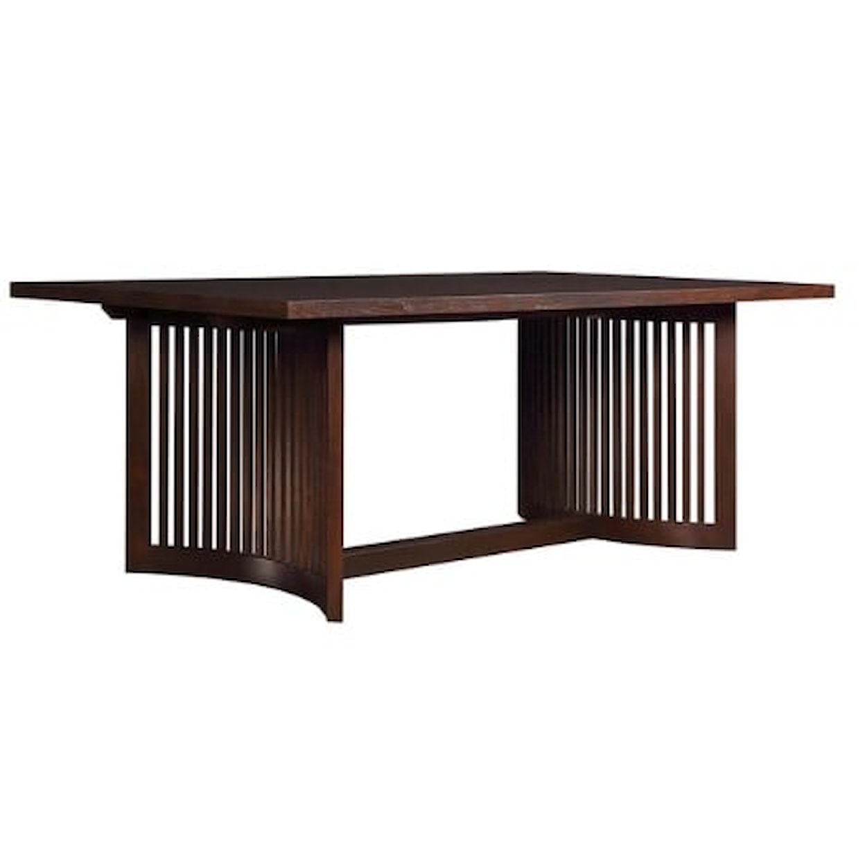 Stickley Park Slope PARK SLOPE TRESTLE DINING TABLE-ONYX