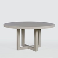 CHUNKY ROUND DINING TABLE- SHELL