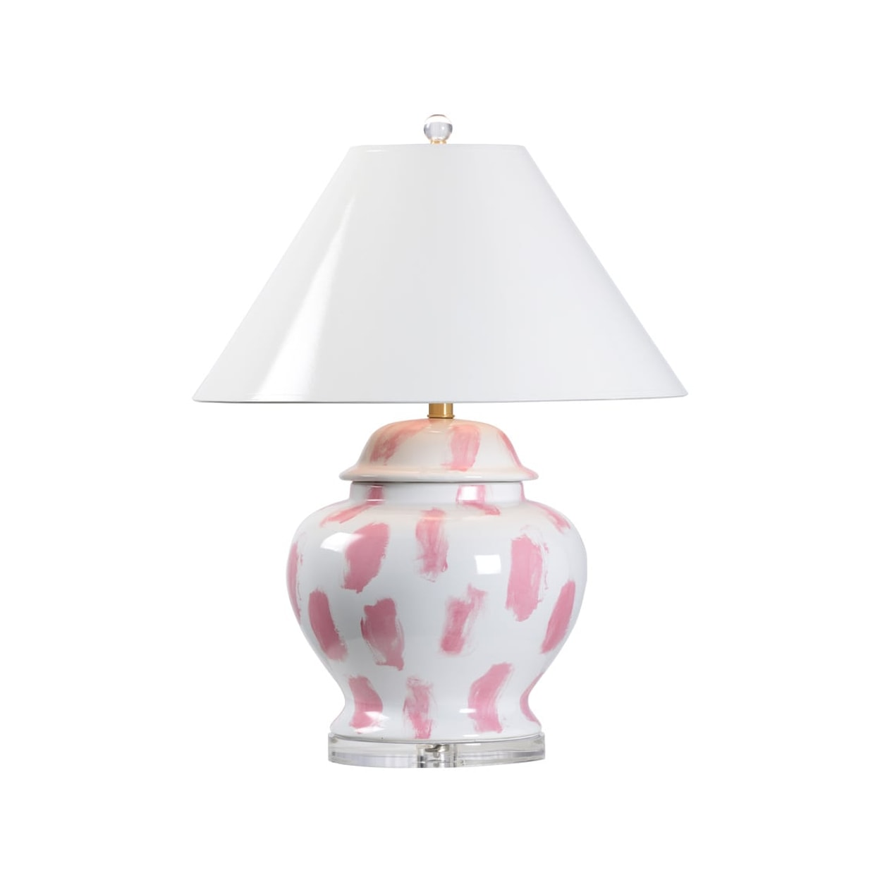 Chelsea House Elaine Burge Burge Vase Lamp- Pink