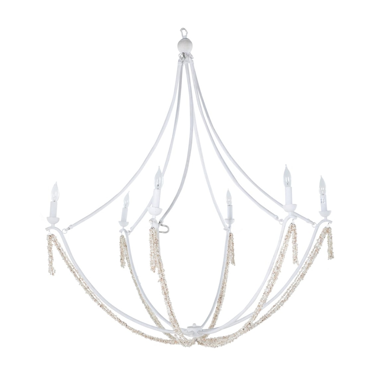 Gabby Chandeliers NAKITA CHANDELIER- WHITE