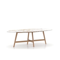 Contemporary Downtown Porcelain Top Dining Table