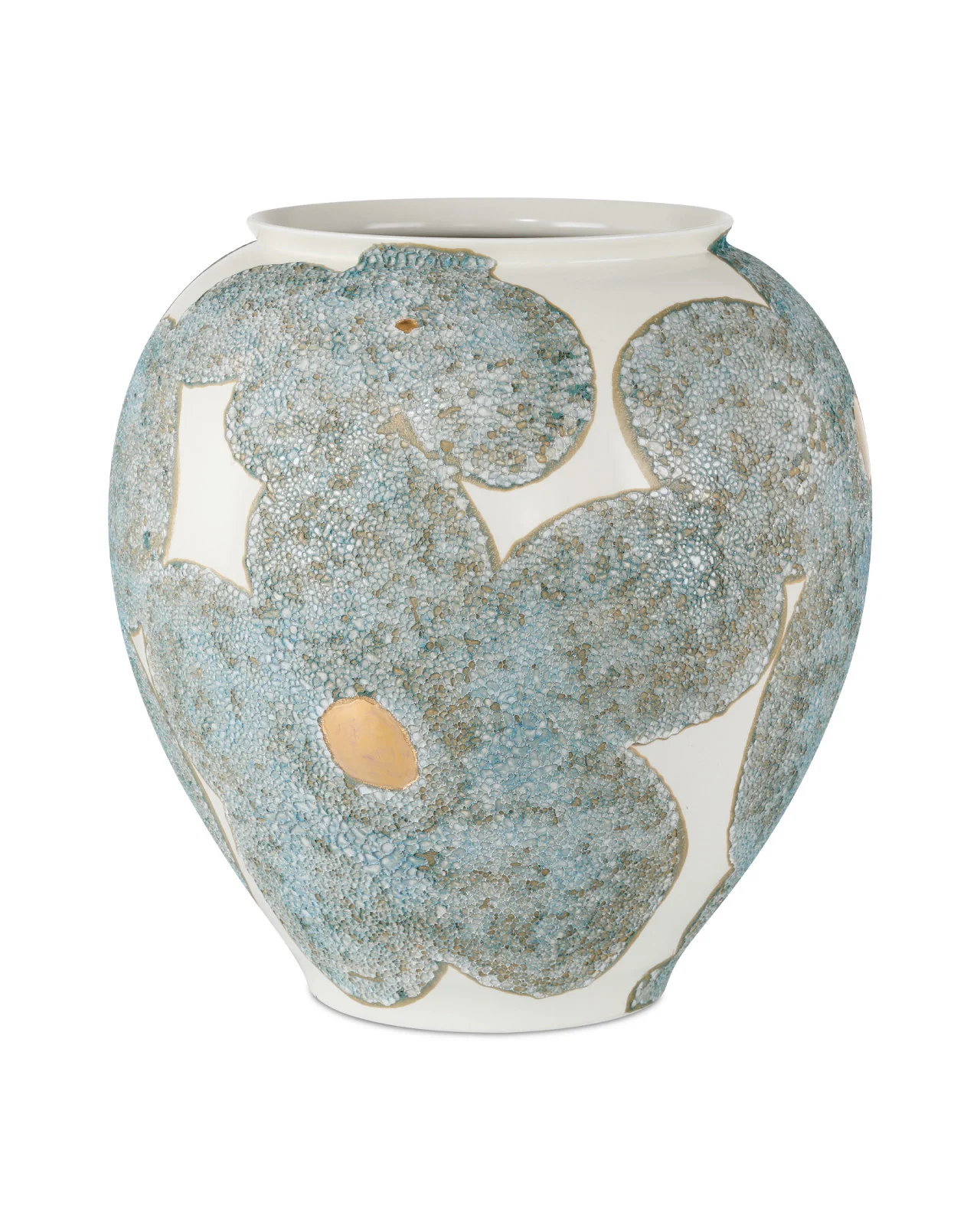 Bloom Blue & Ivory Vase