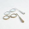 Global Views Accents LORGNETTE MAGNIFYING GLASS-NICKEL