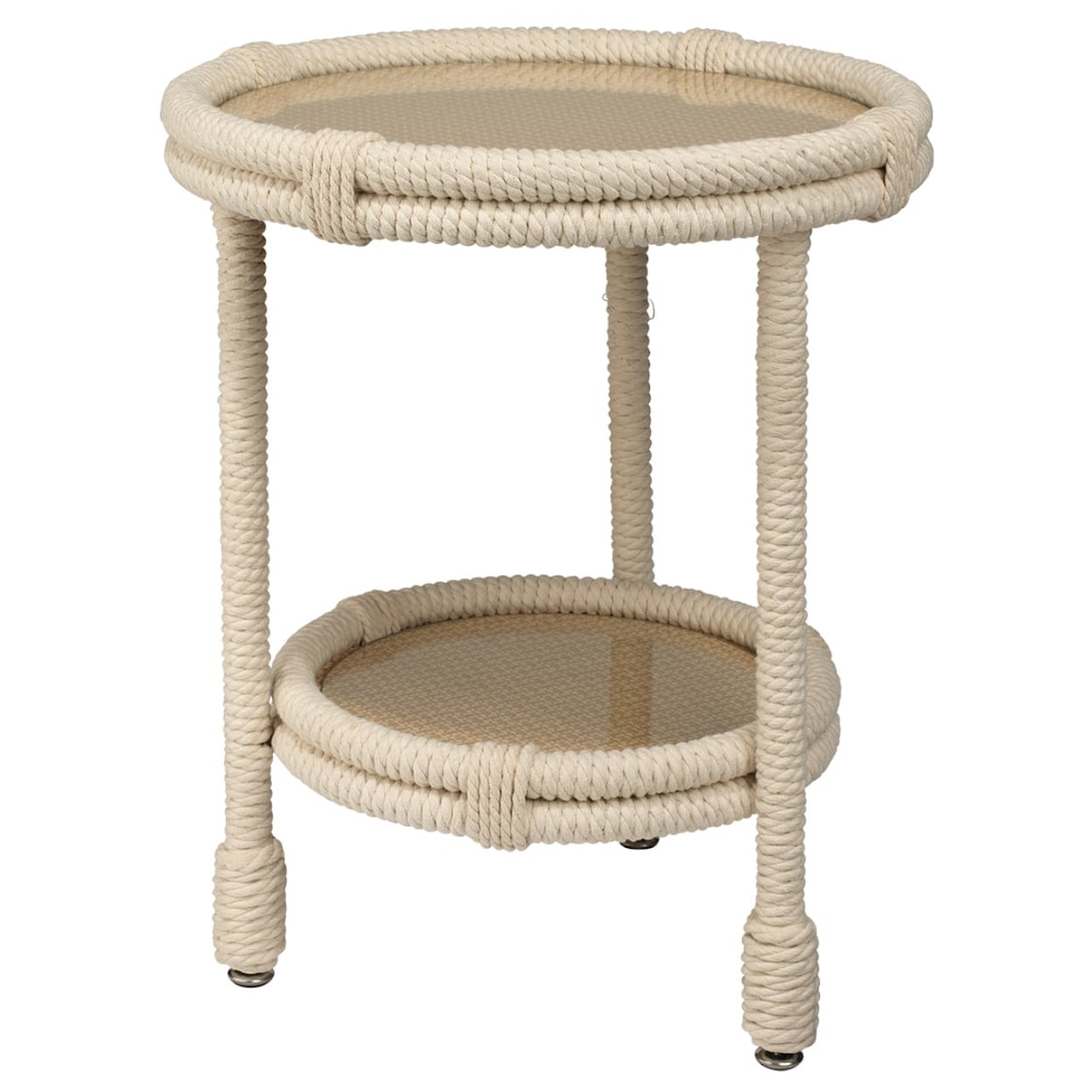 Jamie Young Co. Coastal Furniture DELTA SIDE TABLE- D