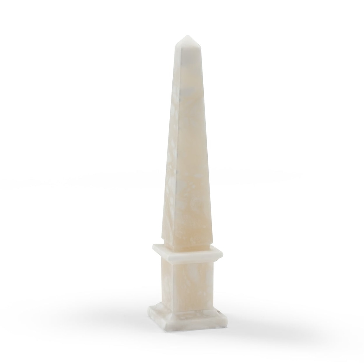 Chelsea House Decorative Accessories ALABASTER OBELISK, CREAM, SM