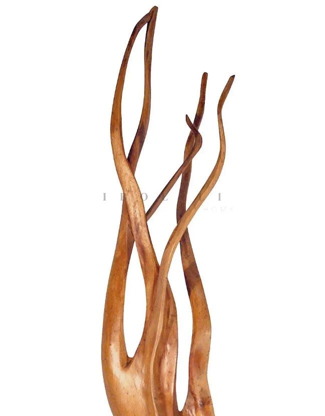 Ibolili Sculptures TEAK REACH SCULPTURE - SMALL