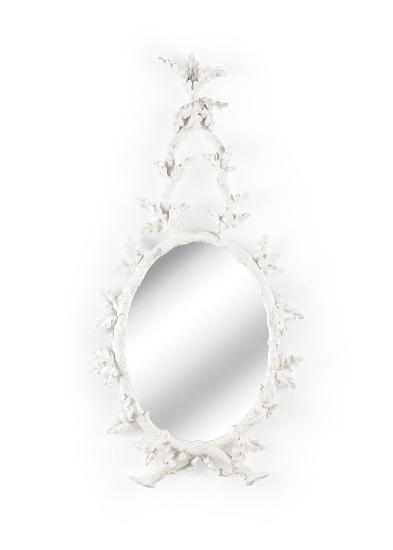 OAKMONT MIRROR- WHITE