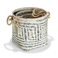 PERIVILOS HAND-CRAFTED BASKET LARGE