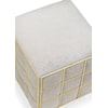 Wildwood Lamps Accent Seating SQUARE HIDE STOOL