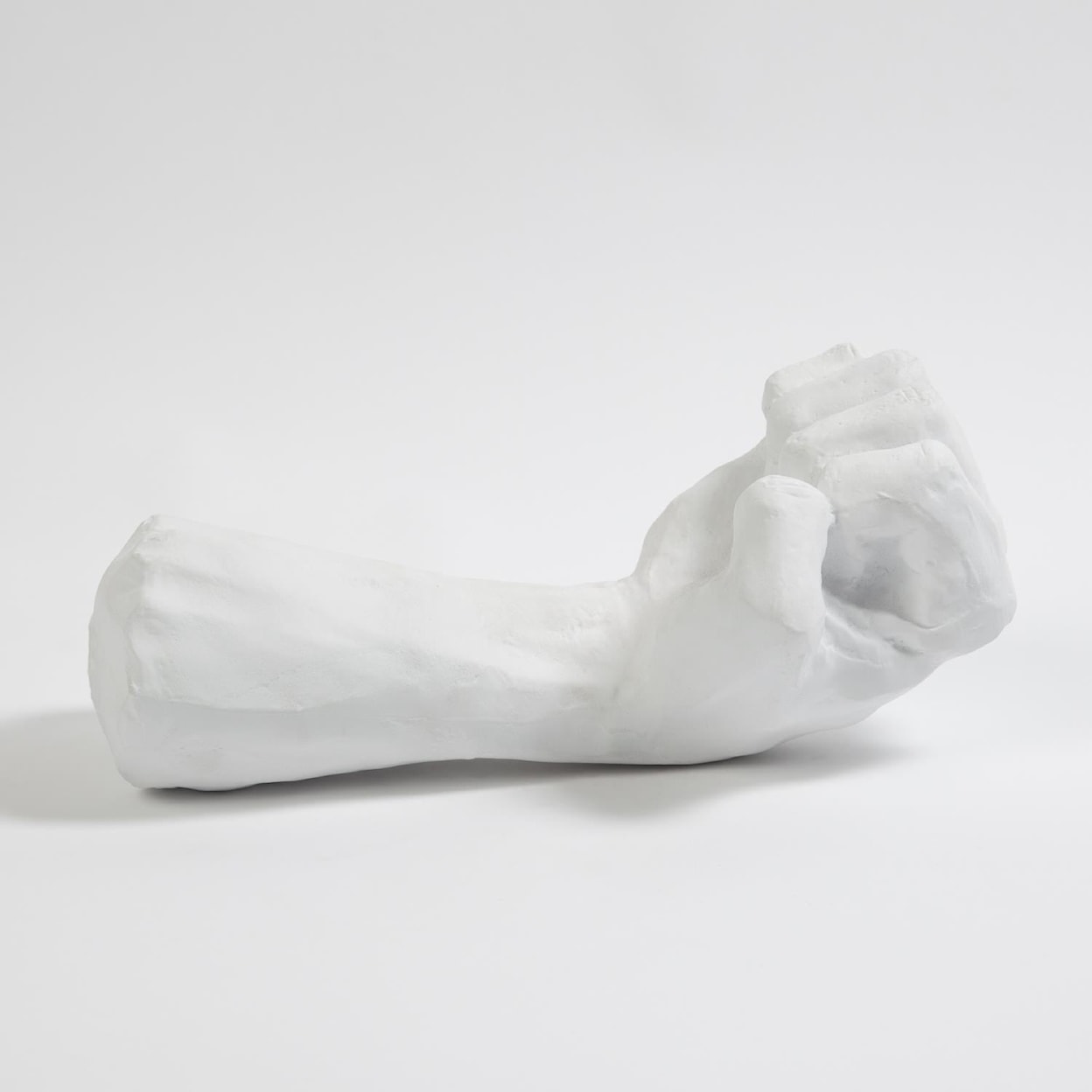 Global Views Sculptures by Global Views HAND CLOSED-MATTE WHITE