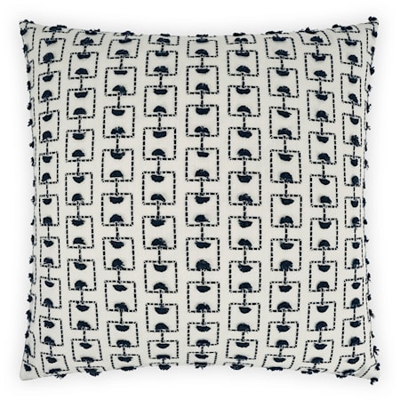 KLARE-NAVY 22" THROW PILLOW