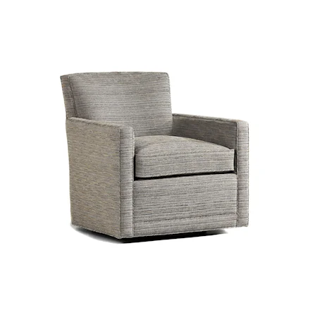 MARLEY SWIVEL CHAIR IN DREAMY DRIFTWOOD FABRIC