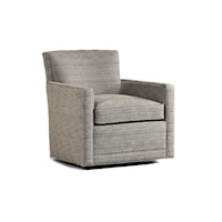 MARLEY SWIVEL CHAIR IN DREAMY DRIFTWOOD FABRIC