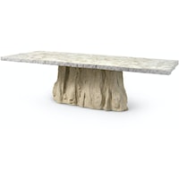 Camilla Fossilized Clam Rectangular Dining Table