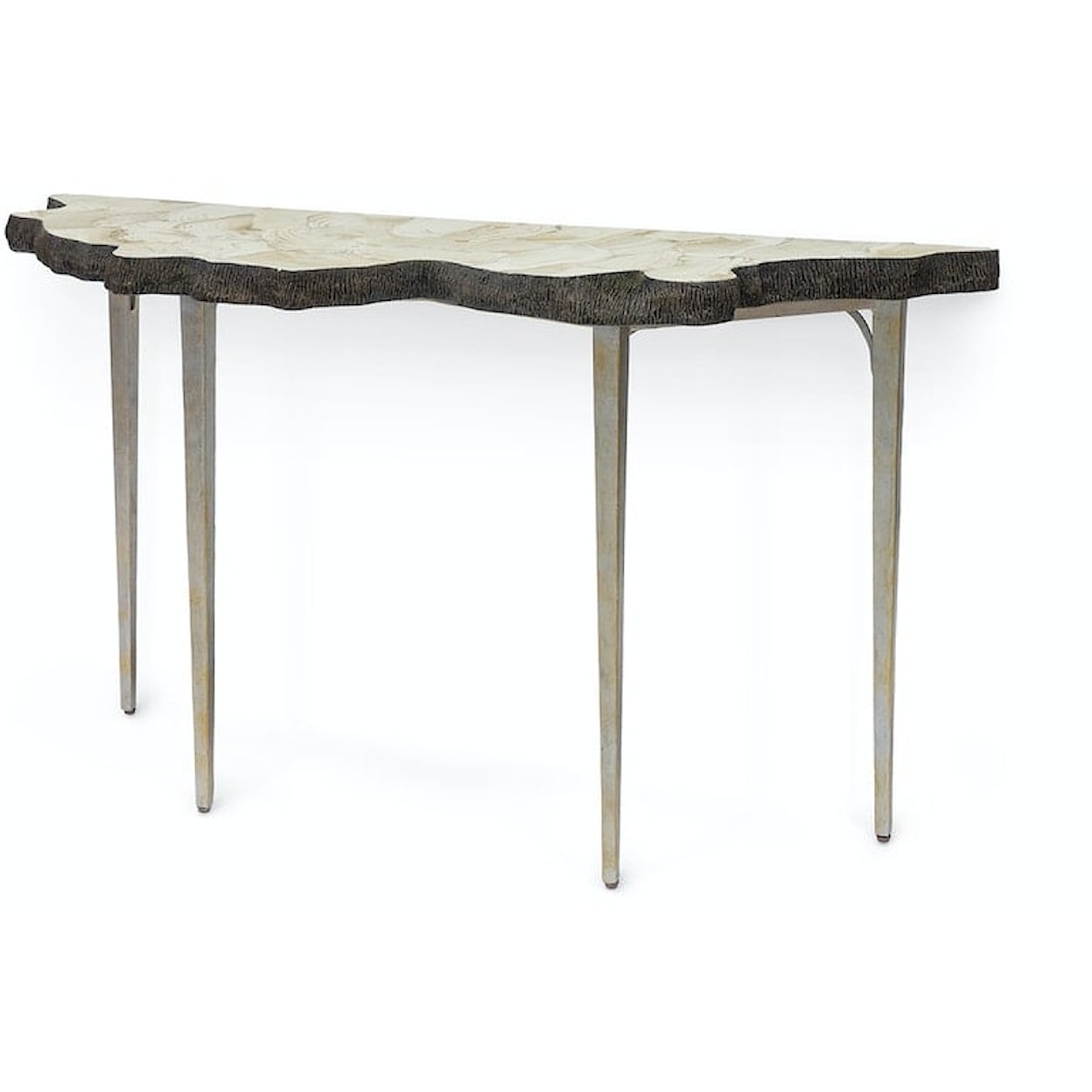 Palecek Chloe CHLOE FOSSILIZED CLAM CONSOLE TABLE