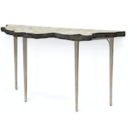 CHLOE FOSSILIZED CLAM CONSOLE TABLE