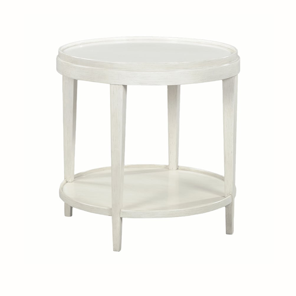 ROUND SIDE TABLE W/ LIP TOP- DRIFT