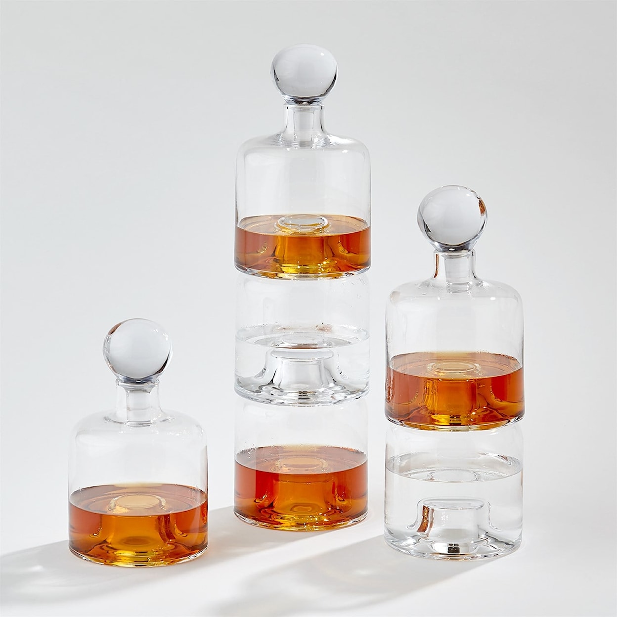 Global Views Accents Triple Stacking Decanter