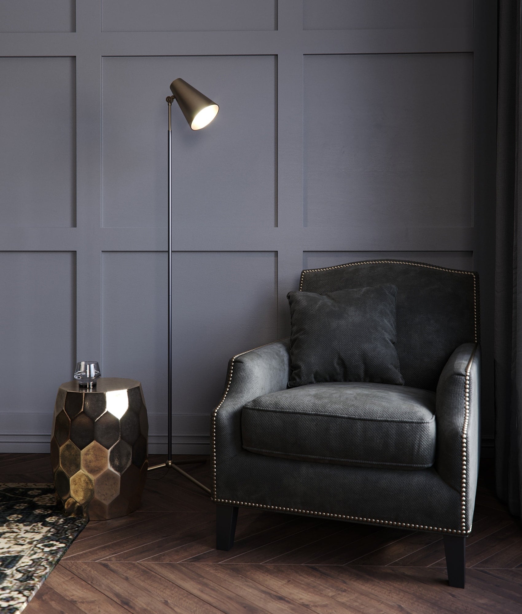 Flow Decor Floor Lamps MAGGIE FLOOR LAMP