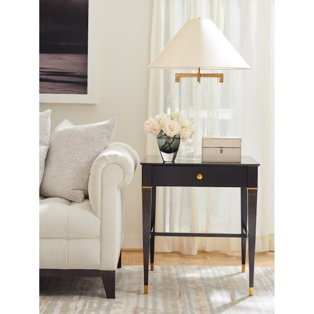 Hickory Chair EVERETT™ by Skip Rumley Bill Side Table