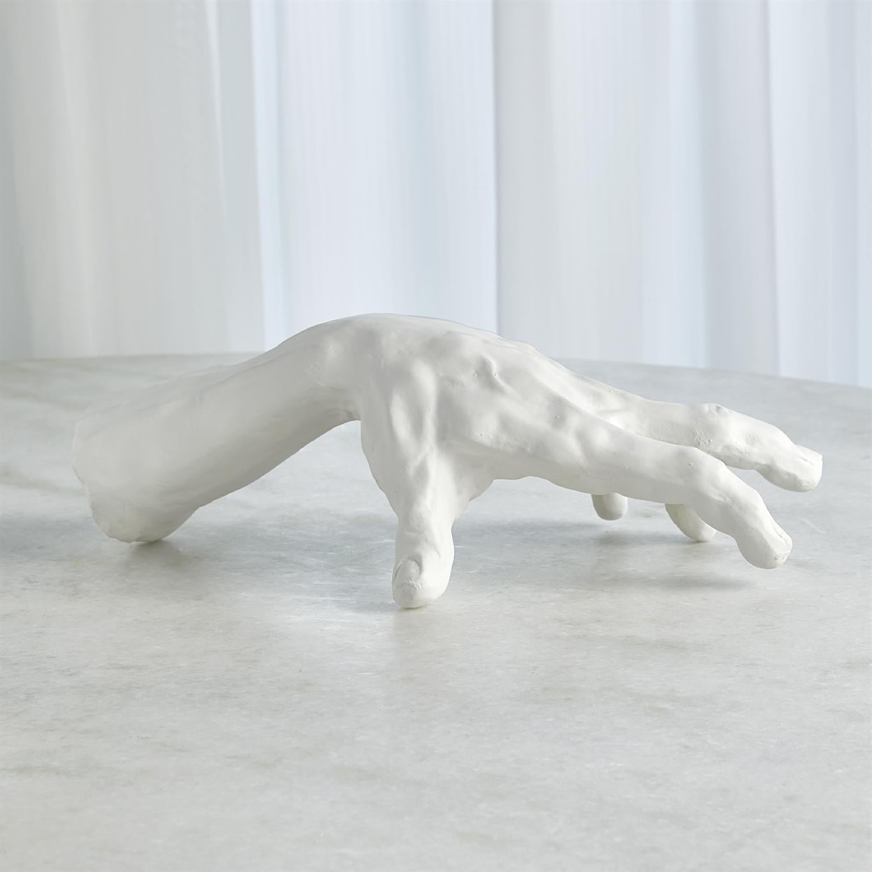 Global Views Sculptures by Global Views Hand Sculpture-Matte White