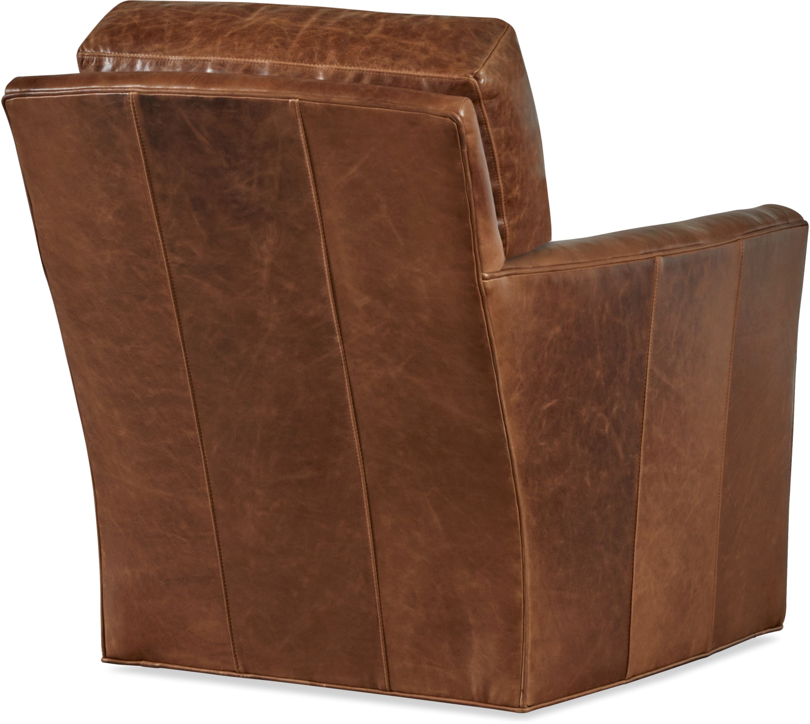 C.R. Laine Murphey Murphey Leather Swivel  Chair