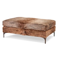 Lauren Bronze Rectangular Ottoman