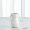 Global Views Vases by Global Views Aquitaine Vase-Matte White-Sm