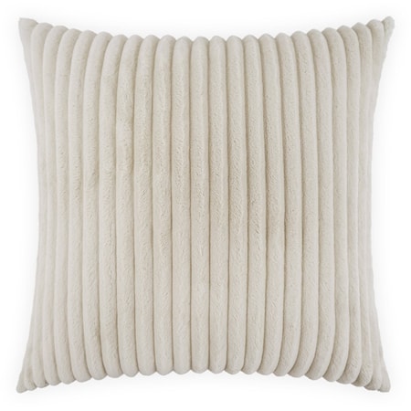 MEGGA-IVORY 22" THROW PILLOW