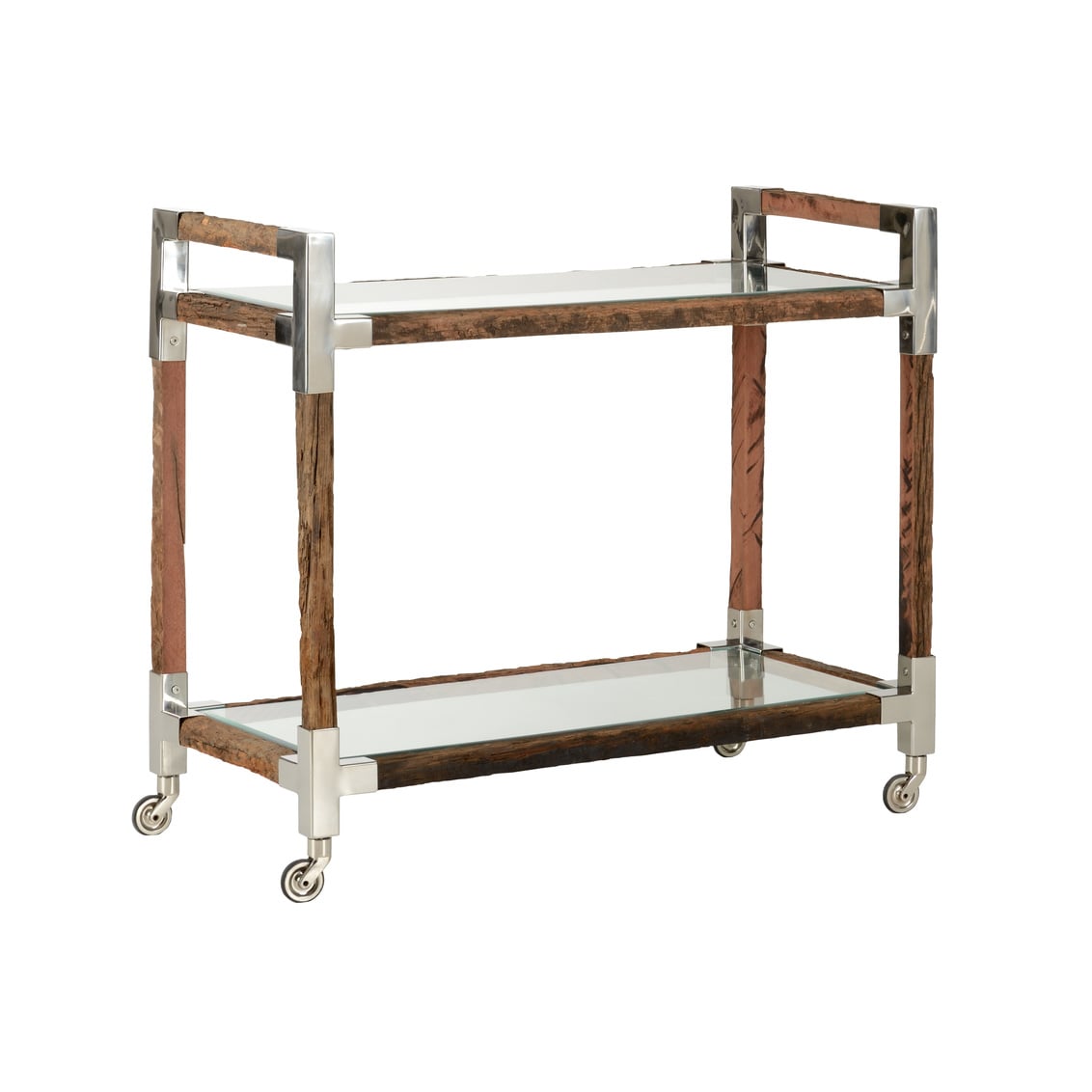 Rustic Glam Bar Cart Large