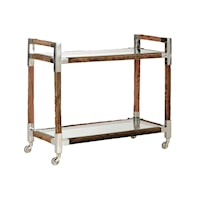 Rustic Glam Bar Cart Large