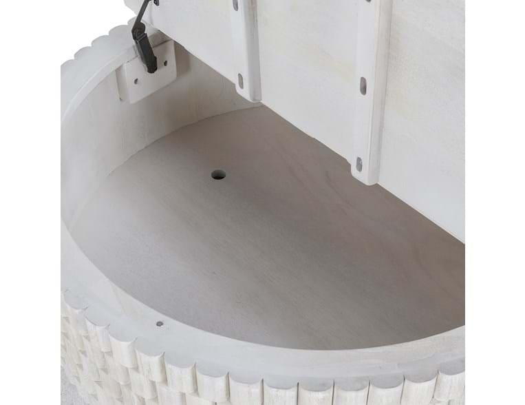 Classic Home Coffee Tables Norwood Mango Wood 40" Round Coffee Table