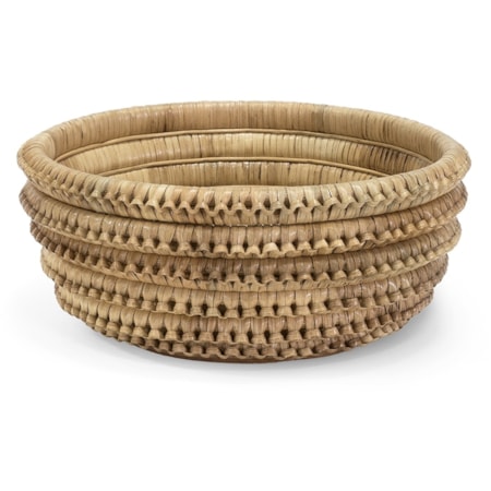 KENIS BRAIDED BOWL, NATURAL
