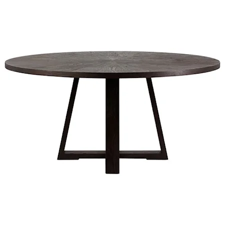 Merrick Dining Table in Dark Brown