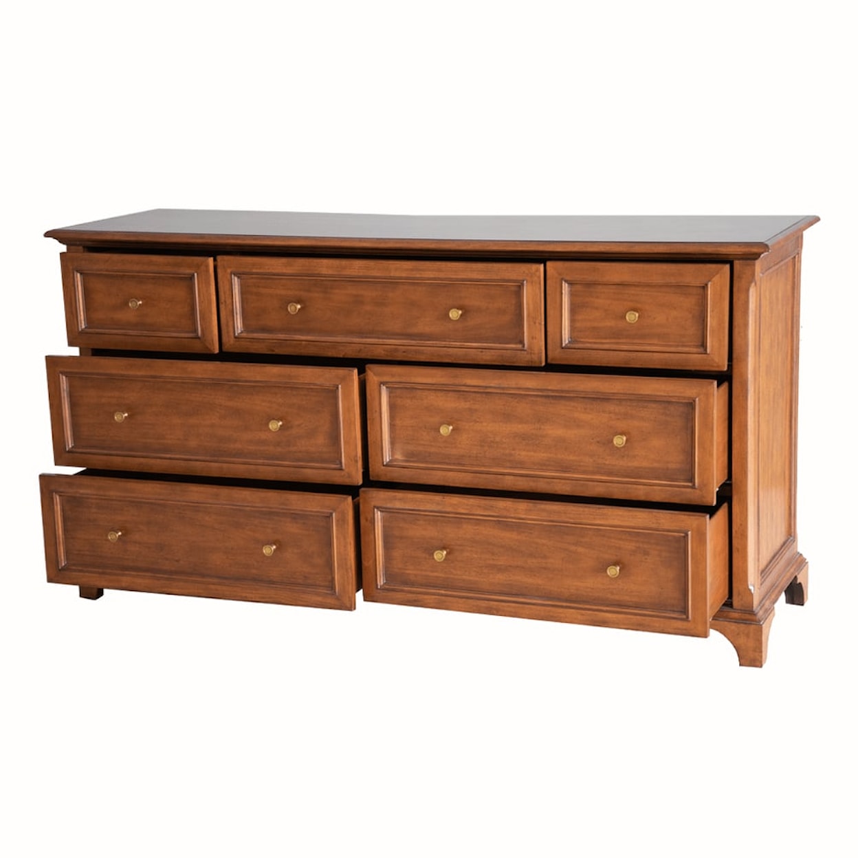 Oliver Home Furnishings Dressers Six Drawer Country Dresser