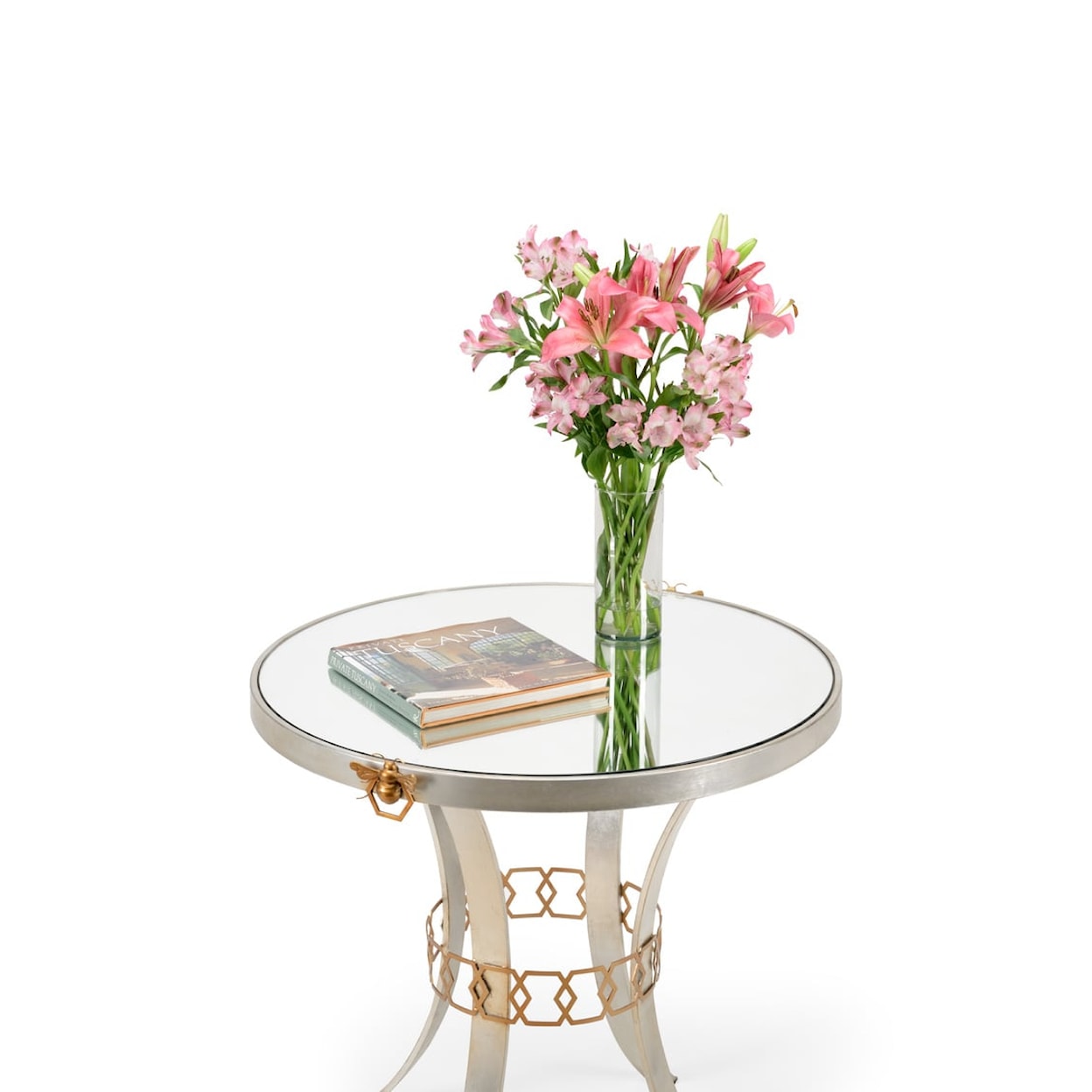 Chelsea House Tables - Accent & Side Bauer Side Table - Silver 