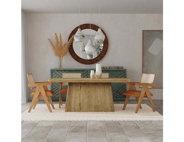 Classic Home Orlando ORLANDO 71" DINING TABLE LIGHT BROWN