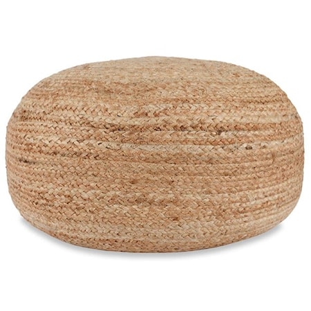 BRAGA JUTE NATURAL POUF