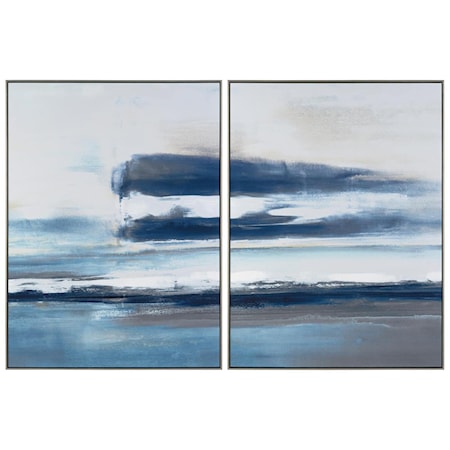 Carol Benson-Cobb's Horizon's Break Diptych