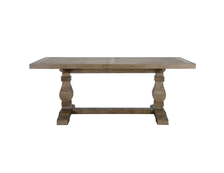 Classic Home Caleb CALEB 78" DINING TABLE DISTRESSED BROWN