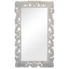 Classic Home Decor Sophia Carved Mirror White